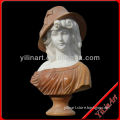 Hot Sale Natural Stone Marble Lady Bust Statues YL-T046